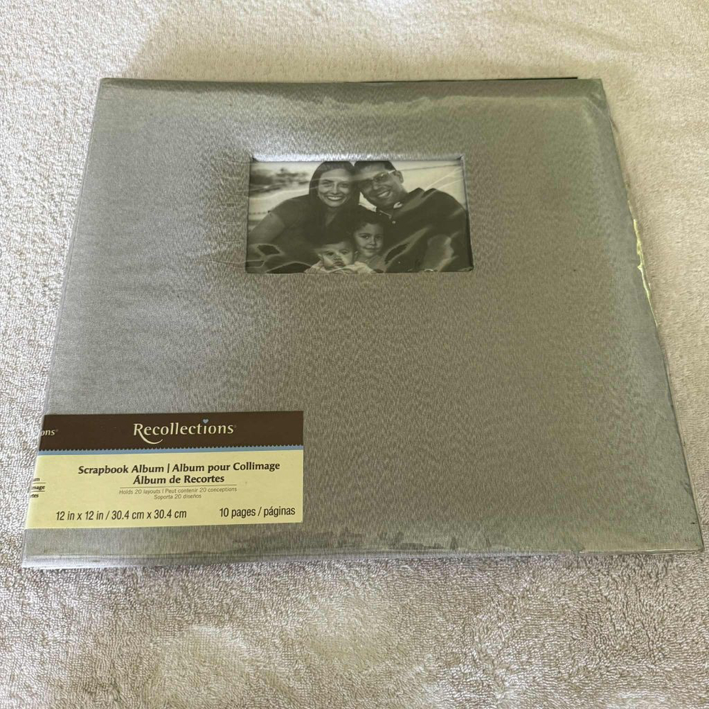Recollections Scrapbook Album 12x12 Gray